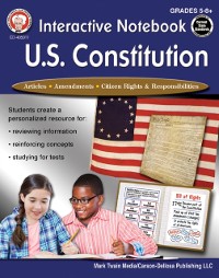 Cover Interactive Notebook: U.S. Constitution, Grades 5 - 12