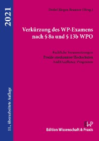 Cover Verkürzung des WP-Examens nach § 8a und § 13b WPO.