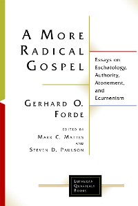 Cover A More Radical Gospel