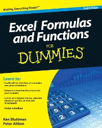 Cover Excel Formulas and Functions For Dummies