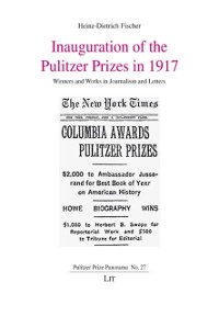 Cover Inauguration of the Pulitzer Prizes in 1917