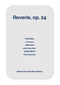 Cover Reverie, op. 24 by A. Glazunov