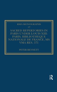 Cover Sacred Repertories in Paris under Louis XIII