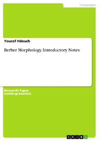 Cover Berber Morphology. Introductory Notes