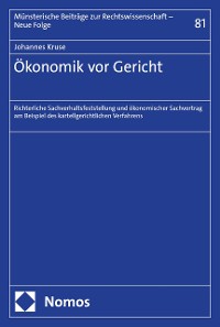 Cover Ökonomik vor Gericht