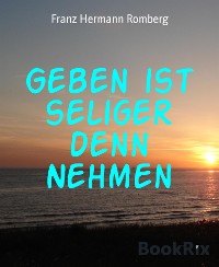 Cover Geben ist seliger denn Nehmen