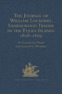Cover Journal of William Lockerby, Sandalwood Trader in the Fijian Islands during the Years 1808-1809