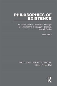 Cover Philosophies of Existence