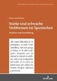 Cover Starke und schwache Verbformen im Spanischen