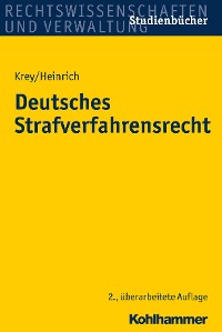 Cover Deutsches Strafverfahrensrecht