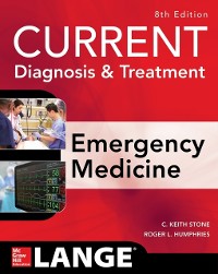 Cover CURRENT Diagnosis and Treatment Emergency Medicine, Eighth Edition