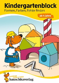 Cover Kindergartenblock - Formen, Farben, Fehler finden ab 4 Jahre