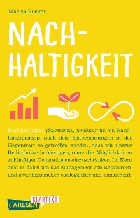 Cover Nachhaltigkeit (Carlsen Klartext)