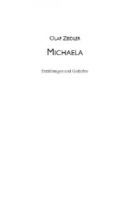 Cover Michaela. Erzählungen & Gedichte