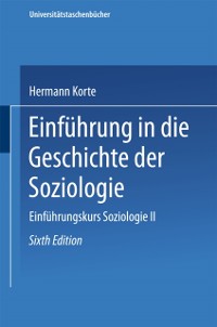 Cover Einführung in die Geschichte der Soziologie