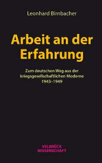 Cover Arbeit an der Erfahrung