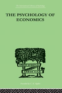 Cover Psychology Of Economics