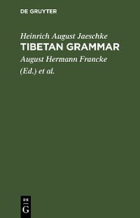 Cover Tibetan grammar