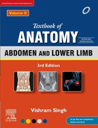 Cover Textbook of Anatomy: Abdomen and Lower Limb, Vol 2, 3rd Updated Edition - eBook
