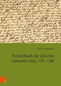 Cover Protokollbuch der jüdischen Gemeinde Fulda, 1731-1786