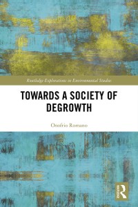 Cover Towards a Society of Degrowth