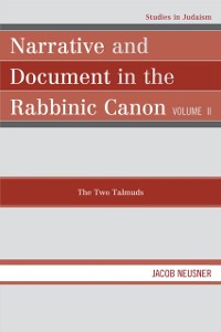 Cover Narrative and Document in the Rabbinic Canon