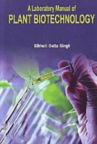 Cover Laboratory Manual Of Plant Biotechnology