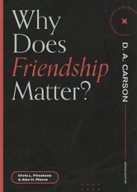 Cover Why Does Friendship Matter?