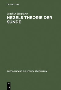 Cover Hegels Theorie der Sünde