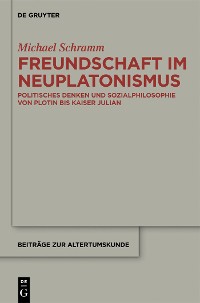Cover Freundschaft im Neuplatonismus