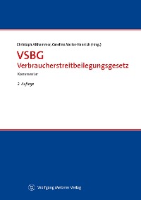 Cover VSBG - Verbraucherstreitbeilegungsgesetz