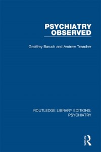 Cover Psychiatry Observed