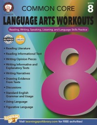 Cover Common Core Language Arts Workouts, Grade 8