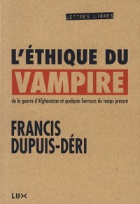 Cover L''éthique du vampire