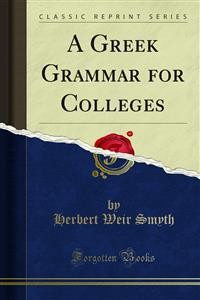 Cover A Greek Grammar for Colleges