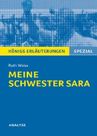 Cover Meine Schwester Sara. Königs Erläuterungen.