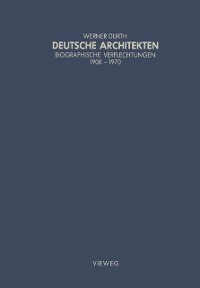 Cover Deutsche Architekten