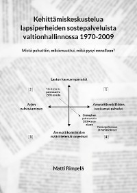 Cover Kehittämiskeskustelua lapsiperheiden sostepalveluista valtionhallinnossa 1970-2009.