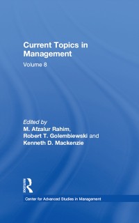 Cover Current Topics in Management