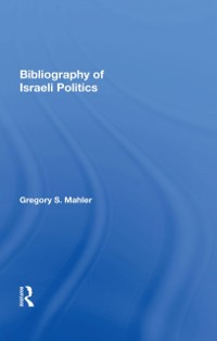 Cover Bibliography Of Israeli Politics