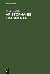 Cover Aristophanis Fragmenta