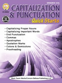 Cover Capitalization & Punctuation Quick Starts Workbook, Grades 4 - 12