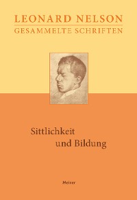 Cover Sittlichkeit und Bildung