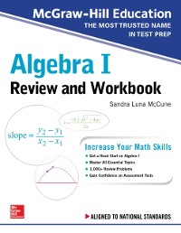 Cover McGraw-Hill Education Algebra I Review and Workbook