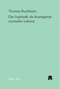 Cover Die Sophistik als Avantgarde normalen Lebens