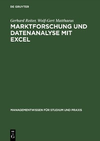 Cover Marktforschung und Datenanalyse mit EXCEL