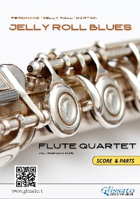 Cover Flute Quartet score & parts "Jelly Roll Blues"