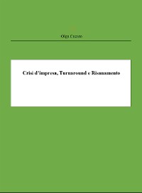 Cover Crisi d’impresa, Turnaround e Risanamento