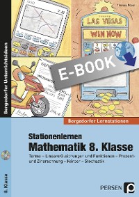 Cover Stationenlernen Mathematik 8. Klasse