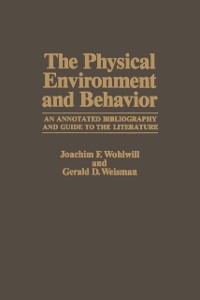 Cover Physical Environment and Behavior